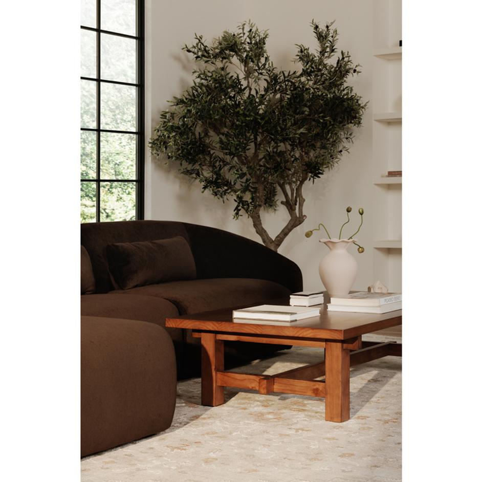 Amelia Left Arm Facing Chair Espresso by Moes Home