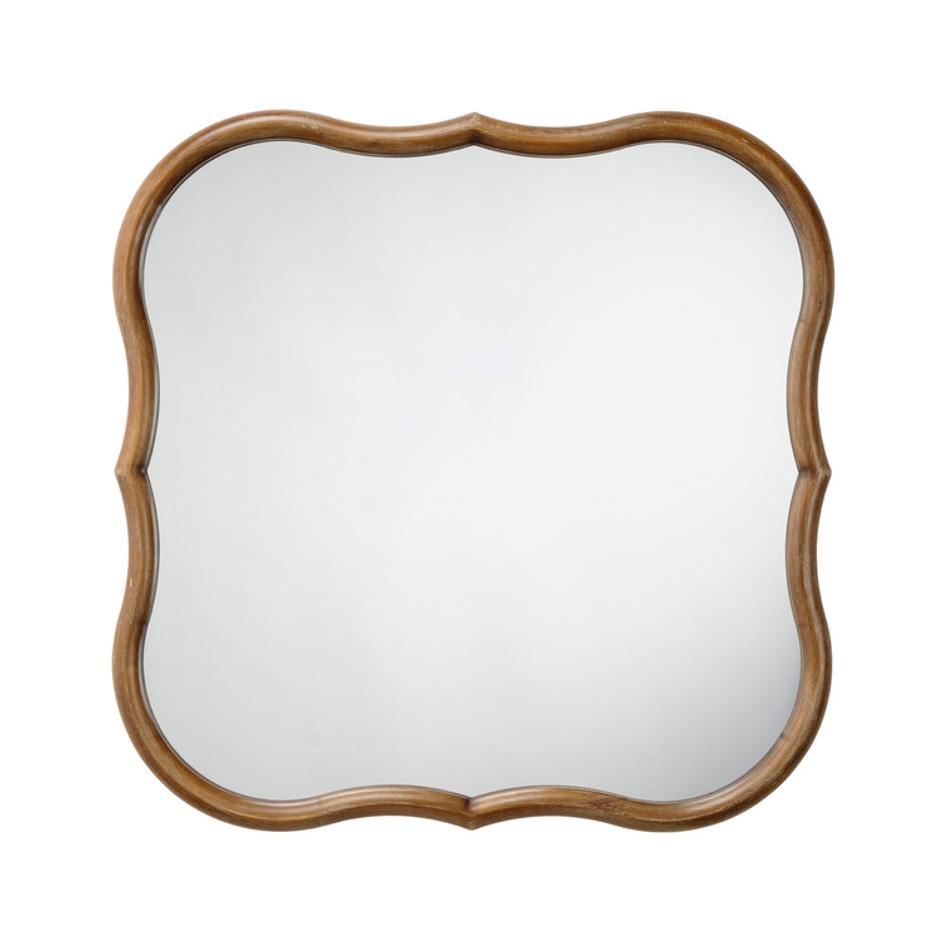 Daisy Wood Wall Mirror by Jamie Young