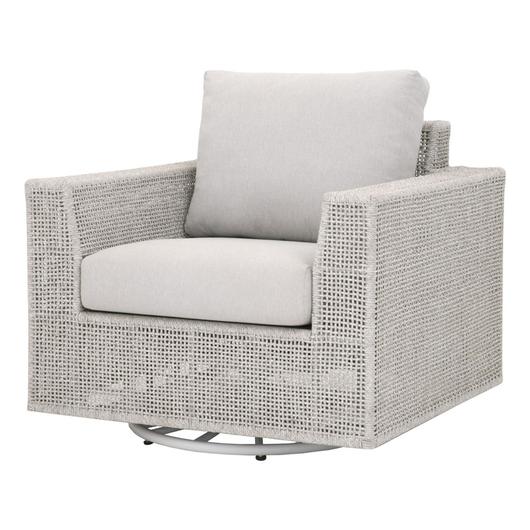 Tropez Outdoor Swivel Rocker Sofa Chair by Essentials For Living