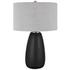 Twilight Satin Black Table Lamp by Uttermost