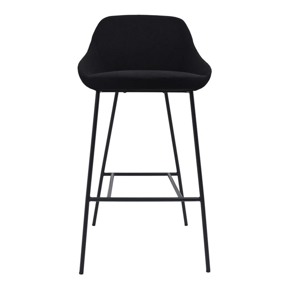 SHELBY BAR STOOL BLACK by Moes Home