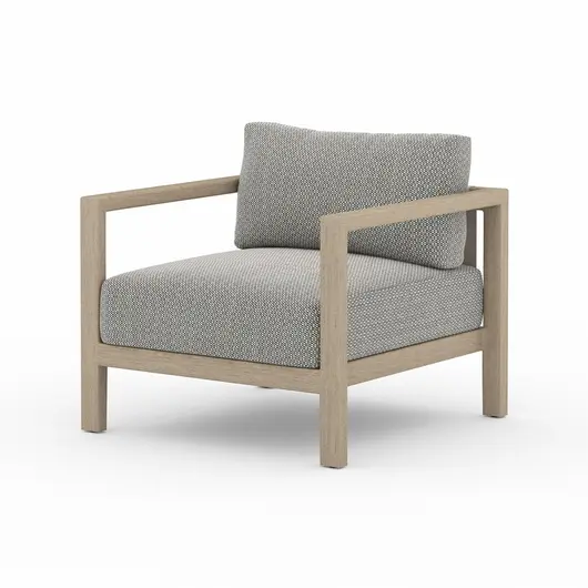 Sonoma Outdoor Chair In Brown/Faye Ash by FOUR HANDS
