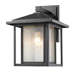 Aspen 1 Light Outdoor in Black Finish by Z-Lite