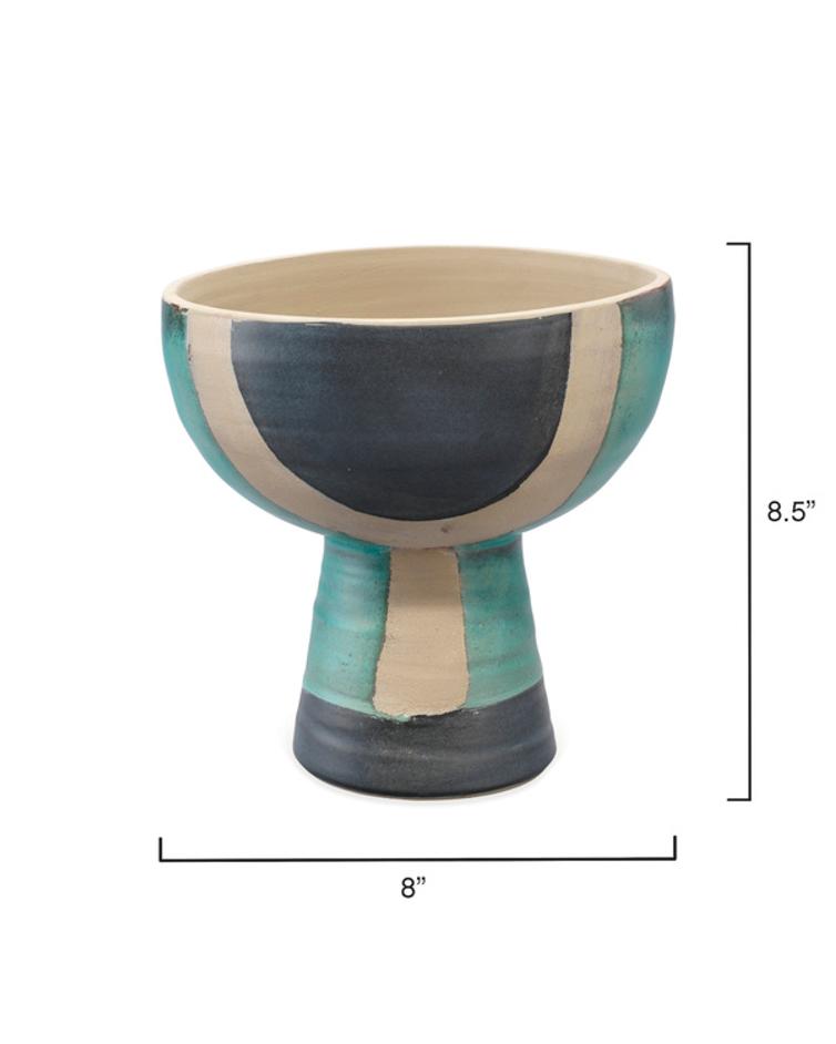 Blanche Ceramic Decorative Wide Vessel by Jamie Young