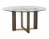 Rejane Dining Table Base - Gold - Raw Umber by Sunpan