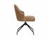Bretta Swivel Dining Chair - Tobacco Tan by Sunpan