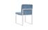 Frozen Dining Chair, Corduroy Blue by PHILLIPS COLLECTION