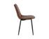 Drew Dining Chair - Black - Bravo Cognac by Sunpan