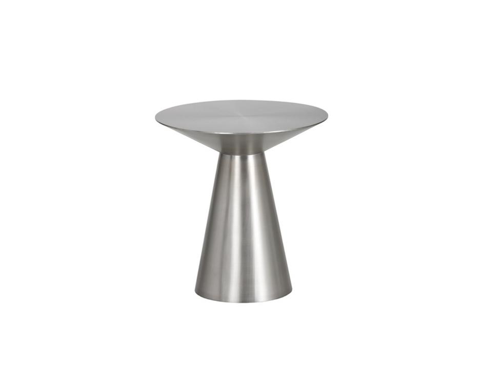 Carmel Side Table - Stainless Steel by Sunpan