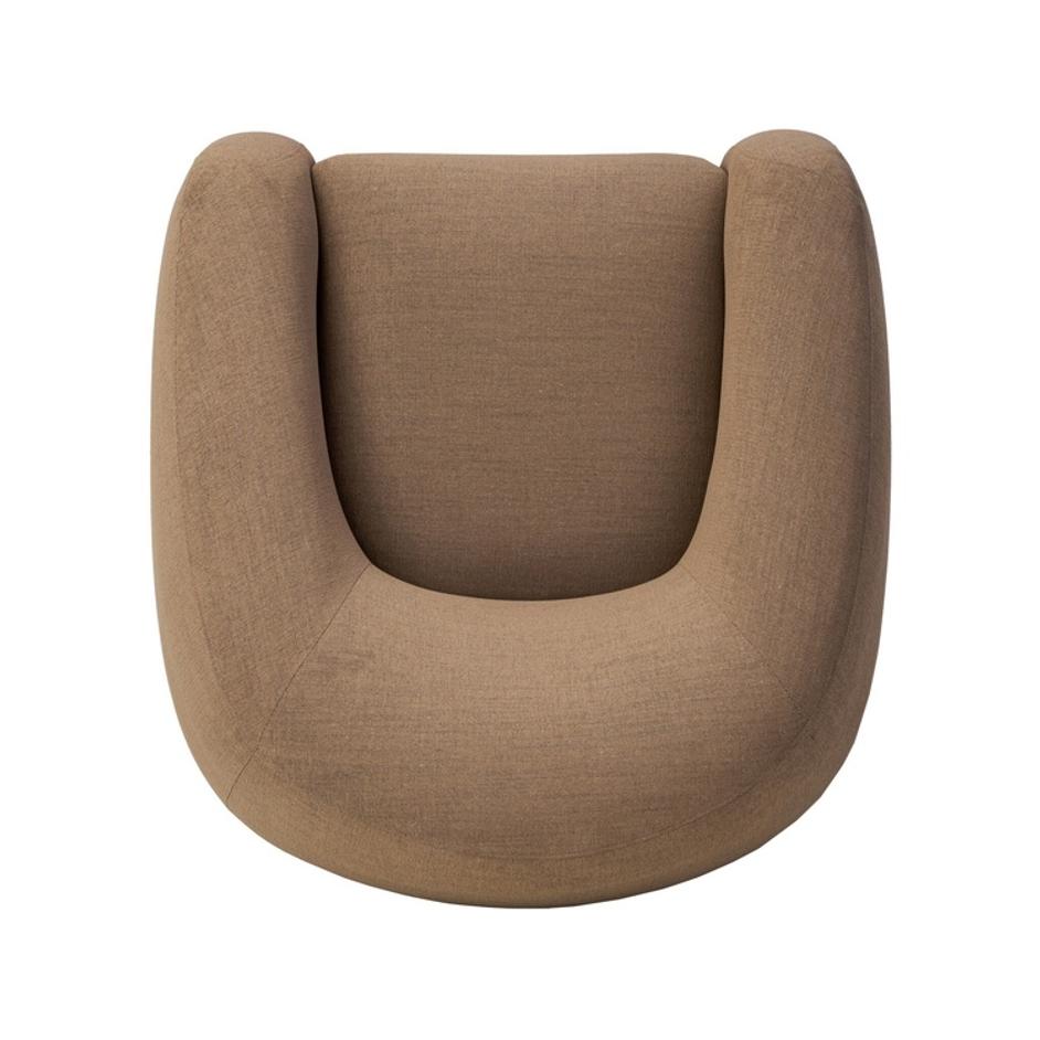 Channing Swivel Chair - Crypton Nomad Mushroom by Four Hands