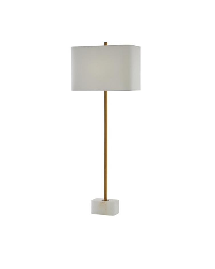 Felix Table Lamp In Natural & Antique Brass by Currey & Company