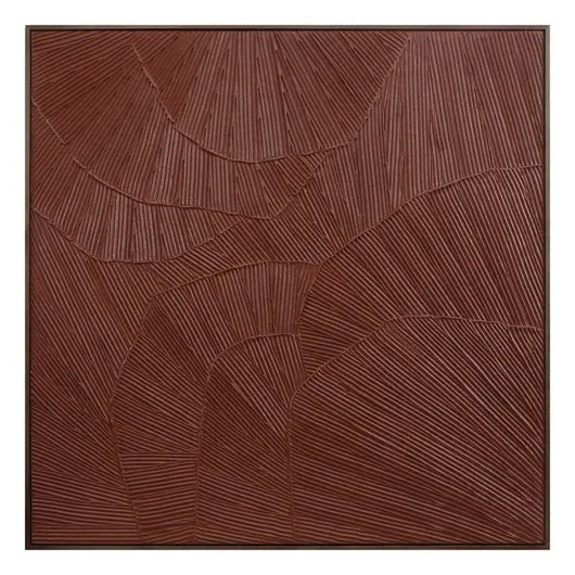 Flutter Framed Painting Maroon by Moes Home