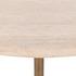 Malani Travertine Gathering Table by Classic Home