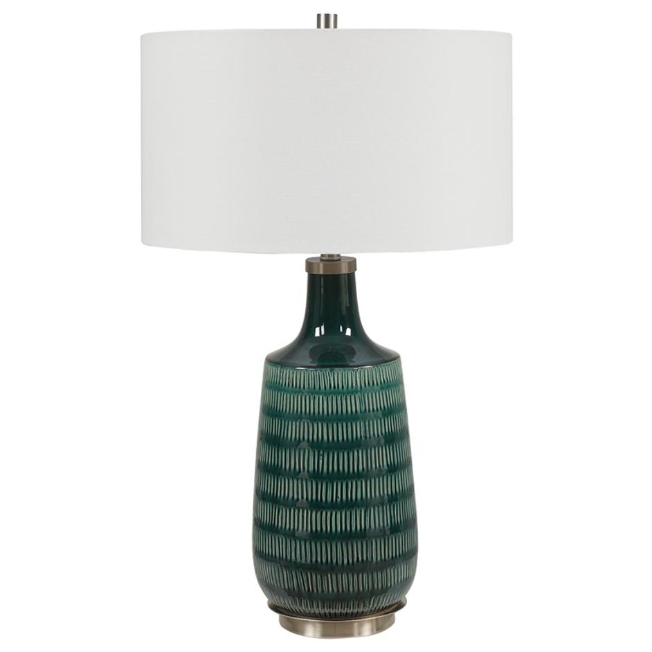 Scouts Deep Green Table Lamp by Uttermost