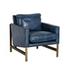 Chazzie Club Chair Blue by Classic Home