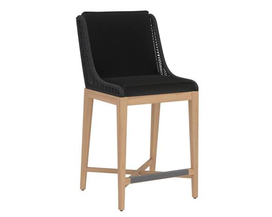SORRENTO BARSTOOL - ARASHI BLACK by Sunpan