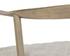 Jeremy Dining Armchair - Weathered Oak - Dove Cream by Sunpan