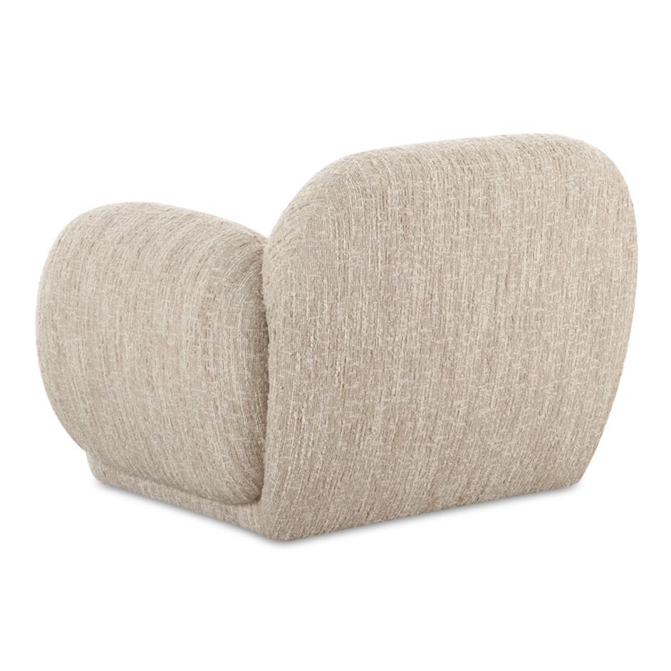 Hazel Lounge Chair Off White by Moes Home