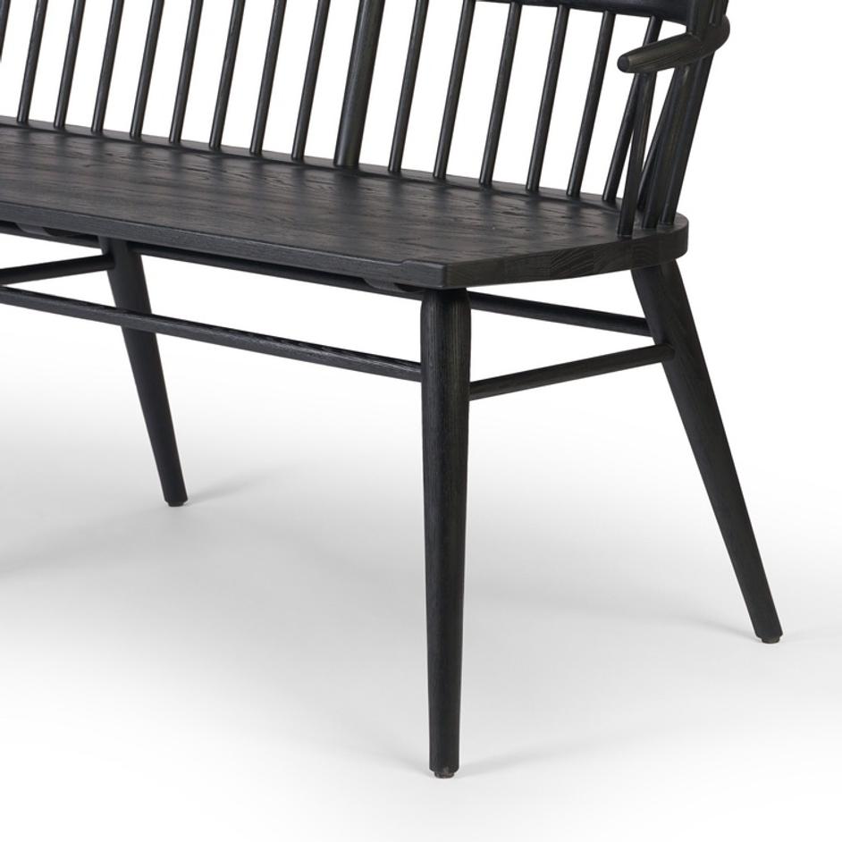 Connor Bench - Black Ash by Four Hands