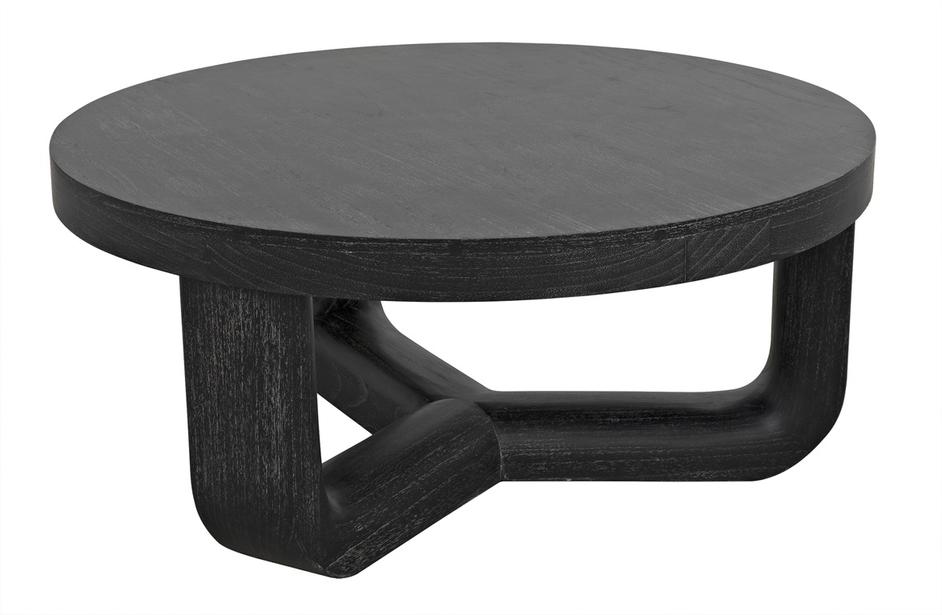 Joel Coffee Table, Cinder Black by Noir Furniture