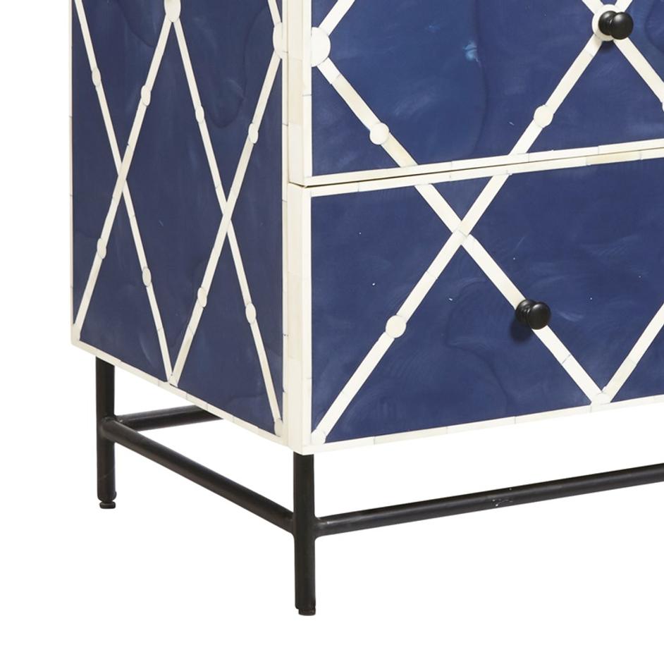 Navy Blue 3-Drawer Accent Chest by Pulaski Furniture