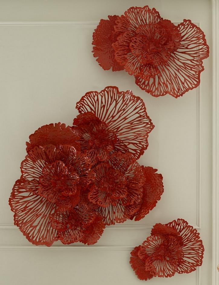 Flower Wall Art, Coral, MD by PHILLIPS COLLECTION