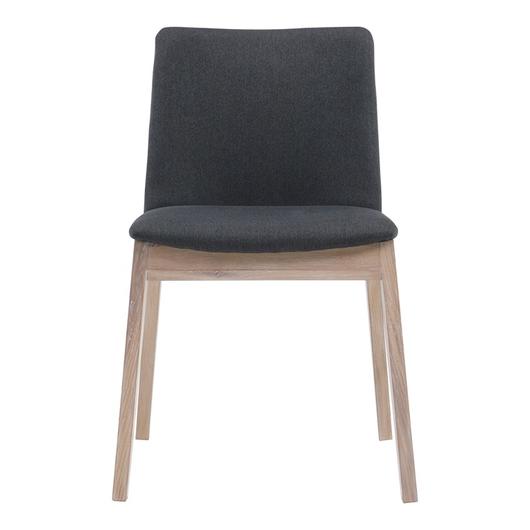 DECO OAK DINING CHAIR DARK GREY by Moes Home