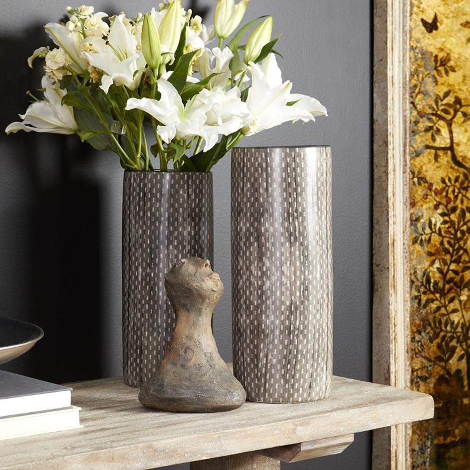Atacama Vase in Thatched Sienna by Cyan Design