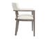 BRYLEA DINING ARMCHAIR - ASH GREY - LINOSO IVORY by Sunpan