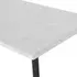 Nightfall White Marble Console Table by Uttermost