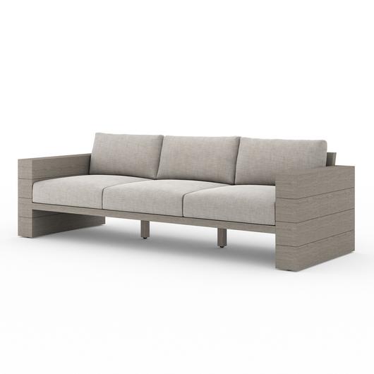Leroy Outdoor Sofa In 96" In Grey/Stone Grey by FOUR HANDS