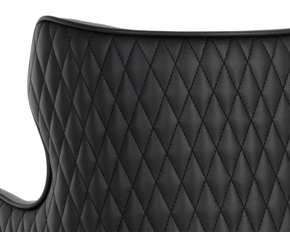 GIANNI COUNTER STOOL - DILLON STRATUS / DILLON BLACK by Sunpan