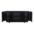 Povera 4 Door Sideboard Black by Moes Home