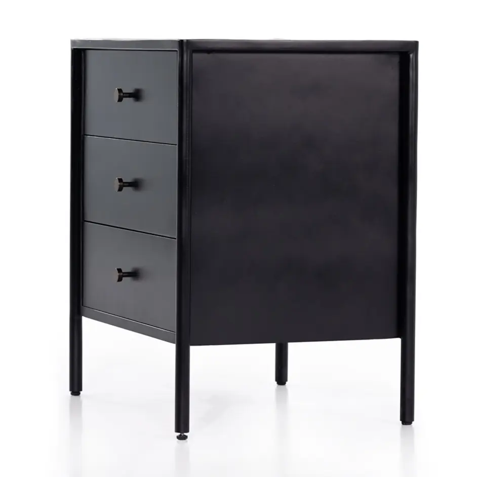 Soto Nightstand In Black by FOUR HANDS