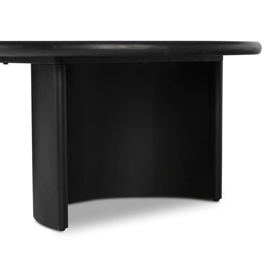 Paden Large Coffee Table In Aged Black by FOUR HANDS