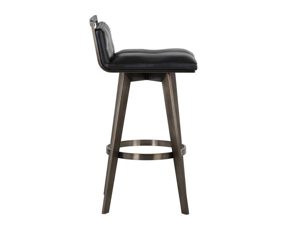 Arizona Swivel Barstool - Castillo Black by Sunpan