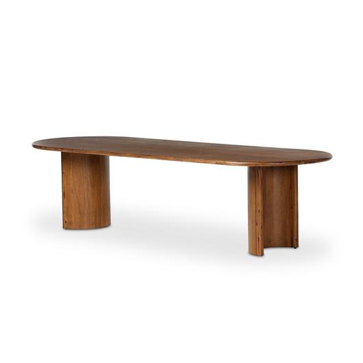 Paden Dining Table - Seasoned Brown Acacia by Four Hands