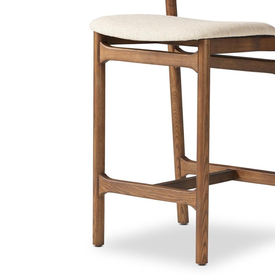 Baden Counter Stool In Alcala Wheat by Four Hands