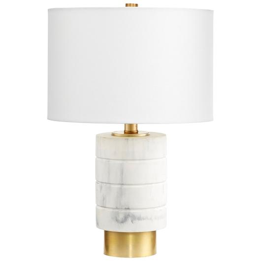 Casper Table Lamp in White by Cyan Design
