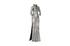 Dress Sculpture, Long Sleeves, Black/Silver, Aluminum by PHILLIPS COLLECTION