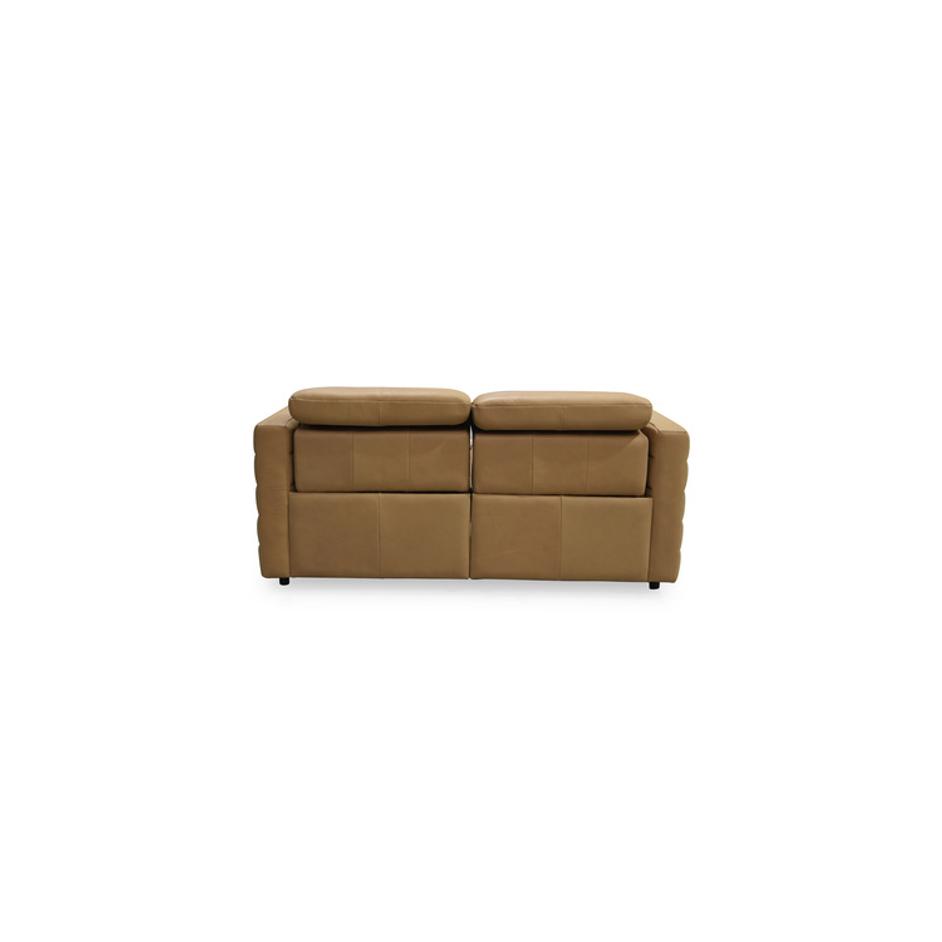 Juno Power Recliner Sofa Tan Leather by Moes Home
