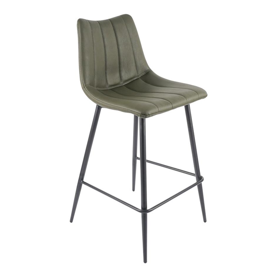 ALIBI COUNTER STOOL DARK GREEN-M2 by Moes Home