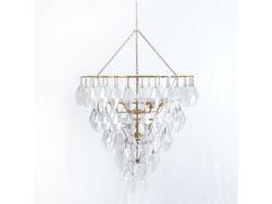 Purnell Large Round Chandelier - Gold by FOUR HANDS