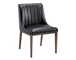 HALDEN DINING CHAIR - RUSTIC BRONZE - VINTAGE BLAC by Sunpan