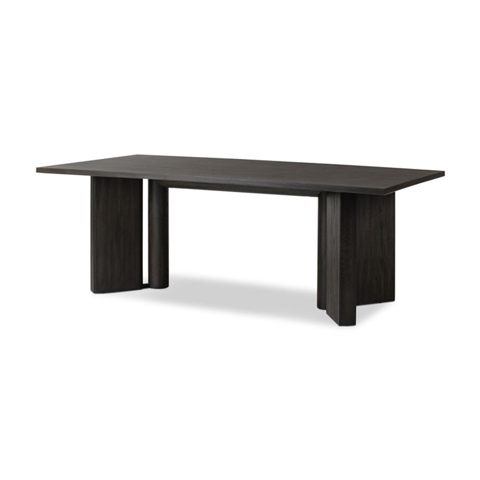 Huxley Dining Table 84" - Smoked Black Veneer by Four Hands