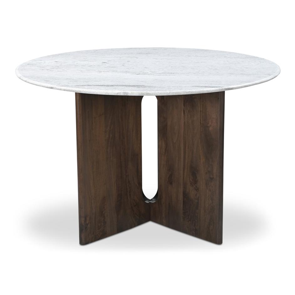 Stanley Dining Table White Marble by Moes Home