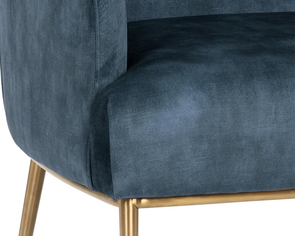 Cameron Lounge Chair - Nono Petrol by Sunpan