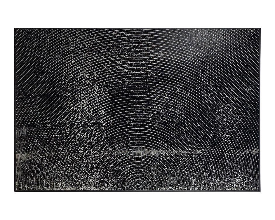 Opposites Attract (set Of 2) - 40" X 60" - Charcoal Floater Frame by Sunpan