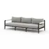 Sherwood Outdoor Sofa 93" in Bronze/Ash by FOUR HANDS