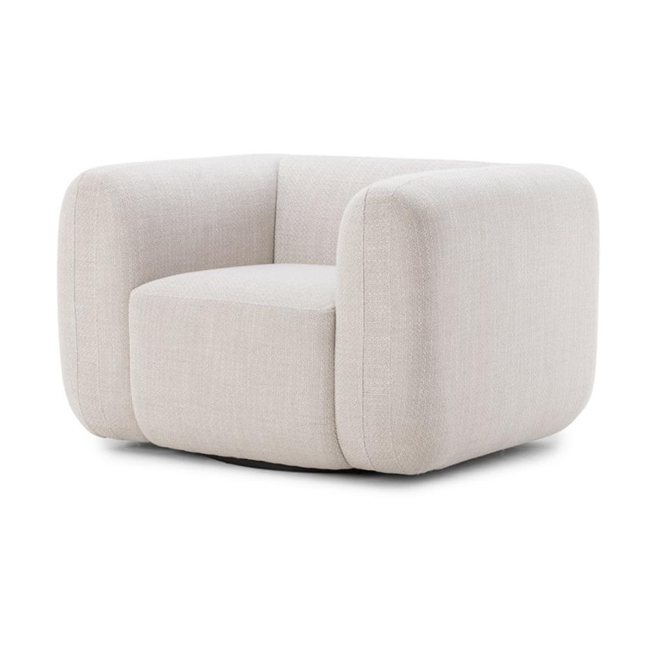 Nara Swivel Chair In Gibson Wheat by FOUR HANDS